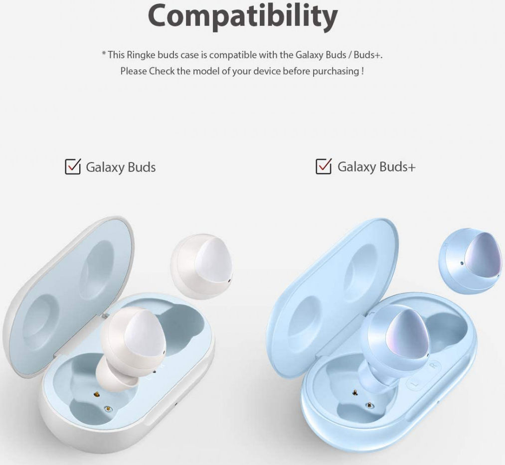 Ringke Samsung Galaxy Buds Stevig TPU Hoesje Blauw afbeelding 2