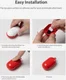 Ringke Samsung Galaxy Buds Stevig TPU Hoesje Rood afbeelding 8