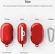 Ringke Samsung Galaxy Buds Stevig TPU Hoesje Rood afbeelding 9