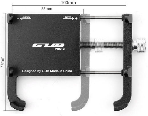 GUB Pro 2 Universele verstelbare Telefoonhouder Voor Motor en Scooter afbeelding 3