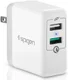 Spigen Essential F207 Quick Charge 3.0 inklapbare Oplader 2 Poorten afbeelding 1