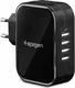 Spigen Essential F401 USB Oplader 34W met 4 Poorten Zwart afbeelding 1