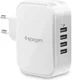 Spigen SteadiBoost F401 34W Oplader met 4 Universele USB Poorten Wit afbeelding 1