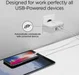 Spigen SteadiBoost F401 34W Oplader met 4 Universele USB Poorten Wit afbeelding 3
