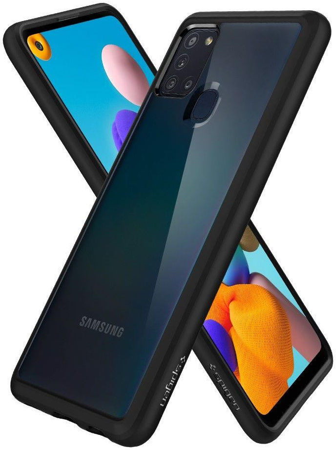 Spigen Ultra Hybrid Samsung Galaxy A21s Hoesje Transparant afbeelding 1