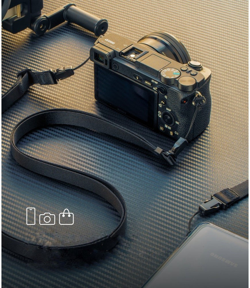 Ringke Smartphone Schouder Koord Zwart afbeelding 7