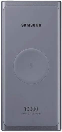 Originele Samsung 25W USB-C Wireless Powerbank 10.000 mAh Grijs afbeelding 1