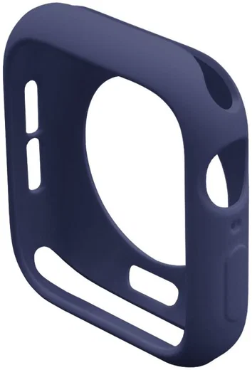 Apple Watch 40MM Hoesje (Flexibel TPU) met Folie Screenprotector - Blauw afbeelding 4
