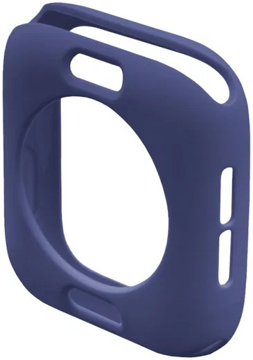 Apple Watch 40MM Hoesje (Flexibel TPU) met Folie Screenprotector - Blauw afbeelding 5