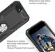 iPhone SE (2020/2022) / 8 / 7 Hoesje Kickstand TPU Zwart afbeelding 5