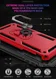 Apple iPhone SE (2020) / 8 / 7 Draaibaar Stand Hoesje TPU Rood afbeelding 3