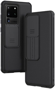 Nillkin CamShield Galaxy S20 Ultra Hoesje met Camera Slider Zwart
