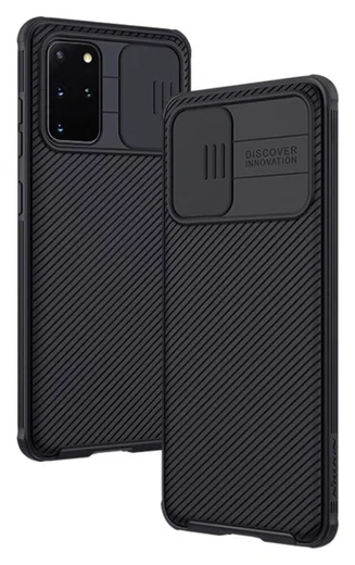 Nillkin CamShield Galaxy S20 Plus Hoesje met Camera Slider Zwart afbeelding 1