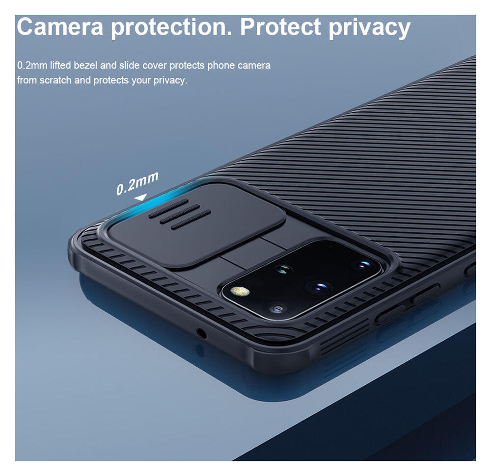 Nillkin CamShield Galaxy S20 Plus Hoesje met Camera Slider Zwart afbeelding 8