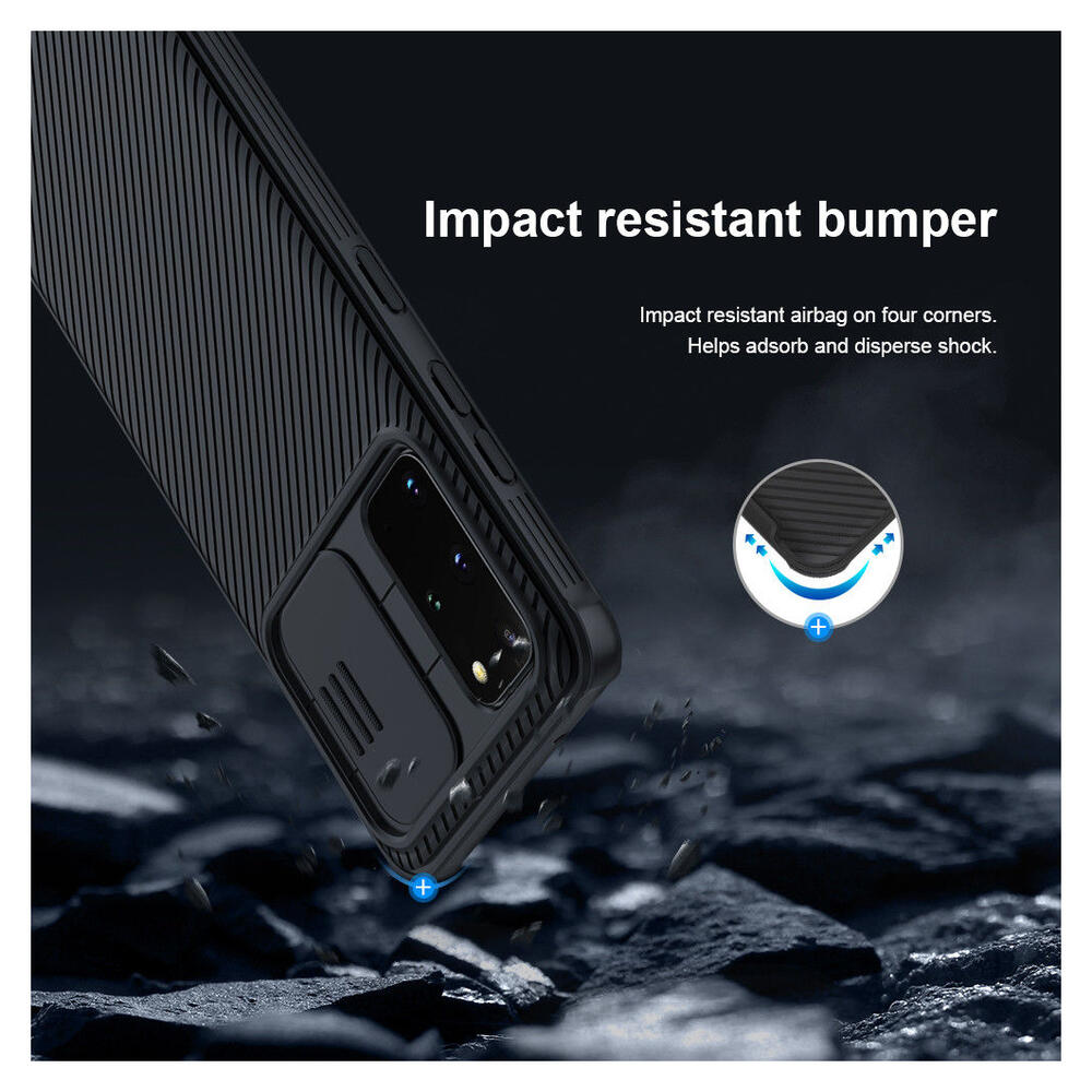 Nillkin CamShield Galaxy S20 Plus Hoesje met Camera Slider Zwart afbeelding 13