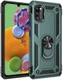 Samsung Galaxy A41 Hybride Hoesje met Kickstand Groen afbeelding 1