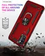 Samsung Galaxy A41 Hybride Hoesje met Kickstand Blauw afbeelding 2