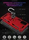 Samsung Galaxy A41 Hybride Hoesje met Kickstand Blauw afbeelding 5