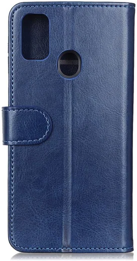 Samsung Galaxy A21s Vintage Portemonnee Hoesje Blauw afbeelding 4