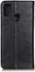Samsung Galaxy A21s Crazy Horse Leather Wallet Case Zwart afbeelding 4