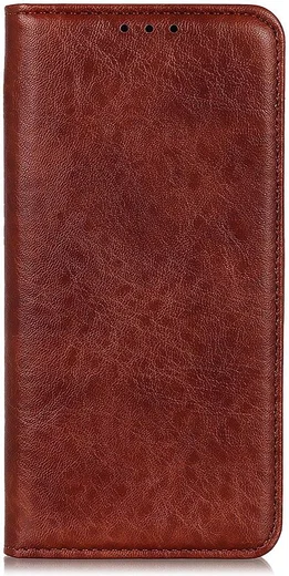 Samsung Galaxy A21s Crazy Horse Leather Wallet Case Bruin afbeelding 3