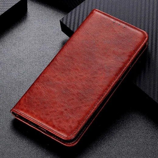 Samsung Galaxy A21s Crazy Horse Leather Wallet Case Bruin afbeelding 10