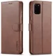 LC.IMEEKE Samsung Galaxy A41 Portemonnee Stand Hoesje Bruin afbeelding 1
