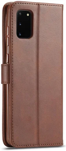 LC.IMEEKE Samsung Galaxy A41 Portemonnee Stand Hoesje Bruin afbeelding 8