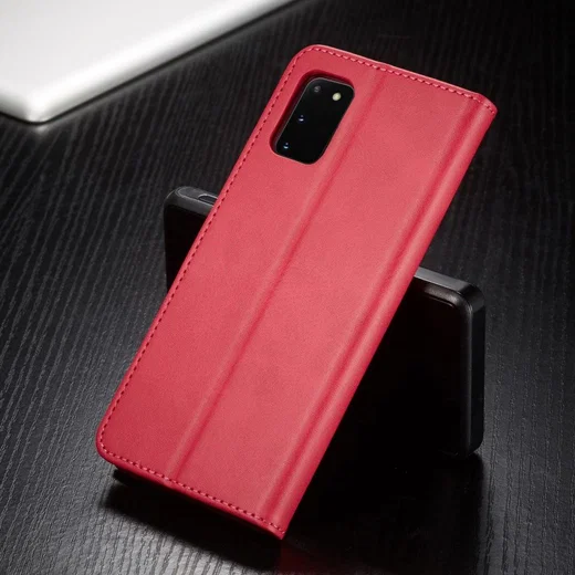 LC.IMEEKE Samsung Galaxy A41 Portemonnee Stand Hoesje Rood afbeelding 5