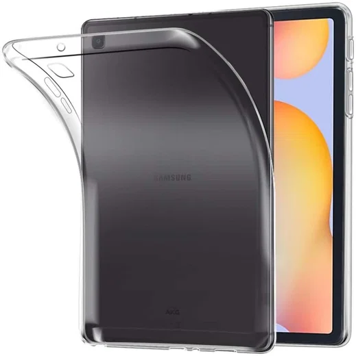 Samsung Galaxy Tab S6 Lite Hoesje TPU Transparant afbeelding 1