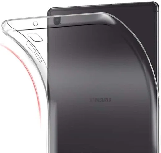 Samsung Galaxy Tab S6 Lite Hoesje TPU Transparant afbeelding 5
