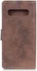 LG V60 ThinQ 5G Hoesje Retro Wallet Stand Kunst Leer Bruin afbeelding 3