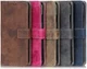 LG V60 ThinQ 5G Hoesje Retro Wallet Stand Kunst Leer Bruin afbeelding 5