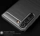 Motorola Edge Geborsteld TPU Hoesje Zwart afbeelding 9