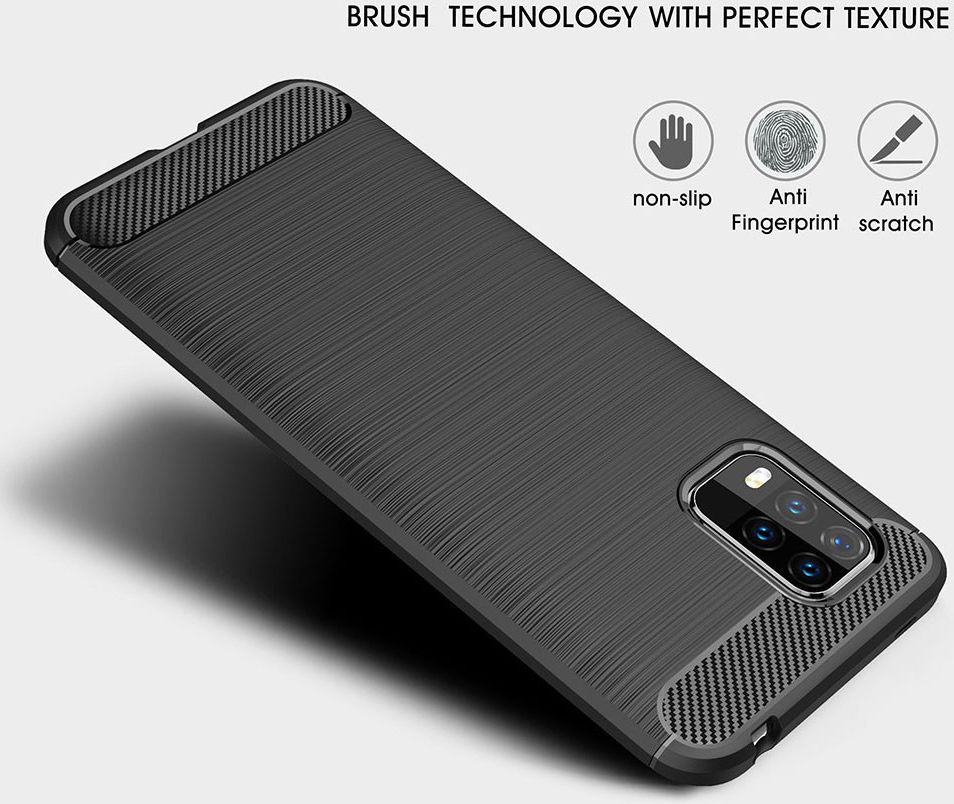 Xiaomi Mi 10 Lite Hoesje Geborsteld TPU Flexibele Back Cover Blauw afbeelding 8