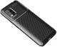 Xiaomi Mi 10 Lite Hoesje Geborsteld Carbon Flexibele Back Cover Zwart afbeelding 1