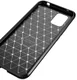Xiaomi Mi 10 Lite Hoesje Geborsteld Carbon Flexibele Back Cover Bruin afbeelding 6