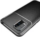 Xiaomi Mi 10 Lite Hoesje Geborsteld Carbon Flexibele Back Cover Bruin afbeelding 8