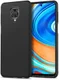 Xiaomi Note 9S / Pro Hoesje Texture TPU Zwart afbeelding 1