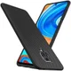 Xiaomi Note 9S / Pro Hoesje Texture TPU Zwart afbeelding 2