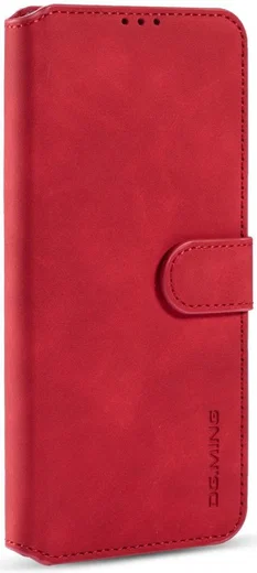 DG Ming Retro Portemonnee Xiaomi Redmi Note 9S / 9 Pro Hoesje Rood afbeelding 5