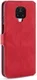 DG Ming Retro Portemonnee Xiaomi Redmi Note 9S / 9 Pro Hoesje Rood afbeelding 6