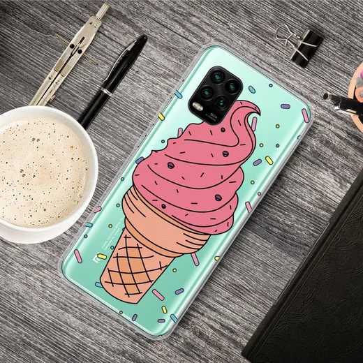 Xiaomi Mi 10 Lite Hoesje TPU met IJsje Print afbeelding 3
