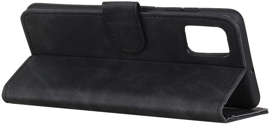 KHAZNEH Xiaomi MI 10 Lite 5G Hoesje Retro Wallet Book Case Zwart afbeelding 11