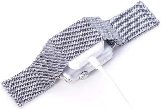 Universele Apple Watch 3 / 2 / 1 Oplaadkabel en Dock 1 Meter Wit afbeelding 3
