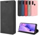 Oppo A8 / A31 Hoesje Zijdezacht Kunstleer Portemonnee Zwart afbeelding 10