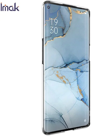IMAK Oppo Reno 3 Pro Hoesje TPU met Screenprotector Transparant afbeelding 3