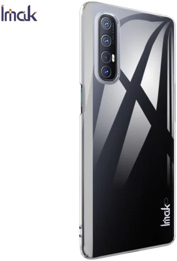 IMAK Oppo Reno 3 Pro Hoesje TPU met Screenprotector Transparant afbeelding 4