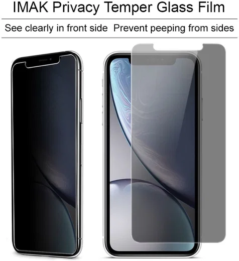 Imak Anti-Peep Privacy Apple iPhone XR / 11 Tempered Glass afbeelding 5