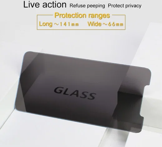 Imak Anti-Peep Privacy Apple iPhone XR / 11 Tempered Glass afbeelding 7